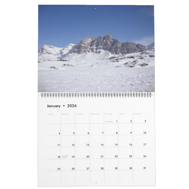 Schweizer Alpen - Kalender 2014 (Jan 2026)