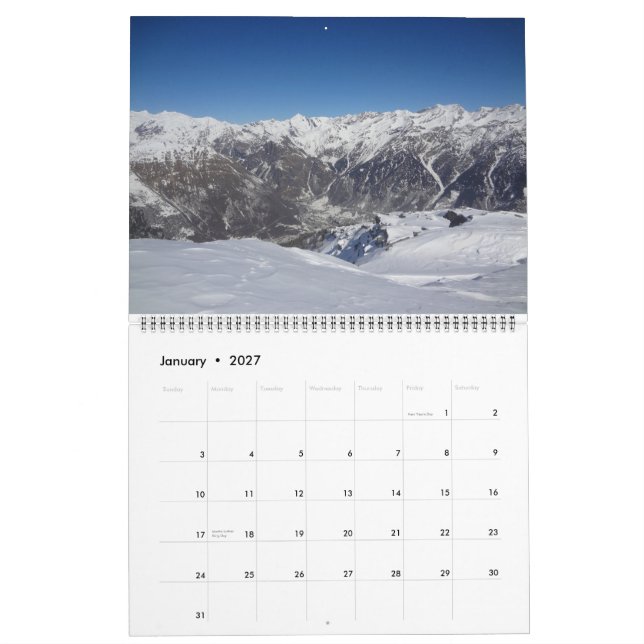 Schweizer Alpen - Kalender 2015 (Jan 2027)