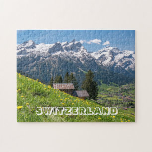 Schweizer Alpen Landschaft Puzzle