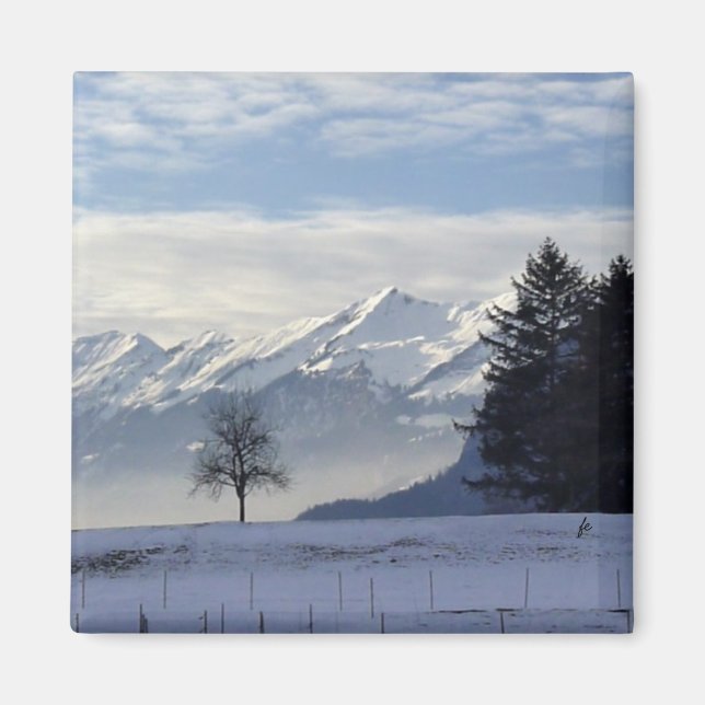 Schweizer Alpen Magnet (Vorne)