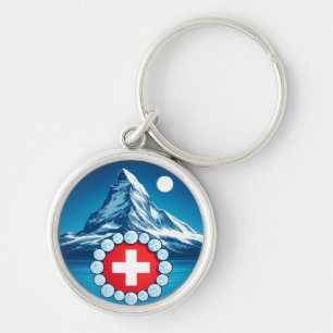 Schweizer Alpen - Matterhorn Schlüsselanhänger