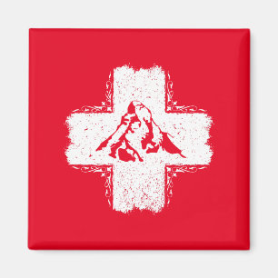 Schweizer Alpen Matterhorn - Schweiz Magnet