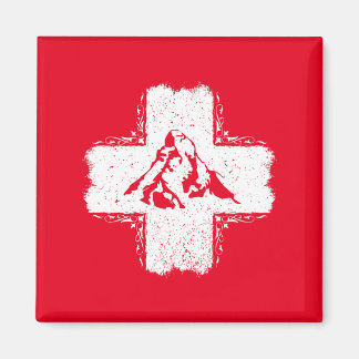 Schweizer Alpen Matterhorn - Schweiz Magnet