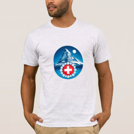 Schweizer Alpen - Matterhorn  T-Shirt