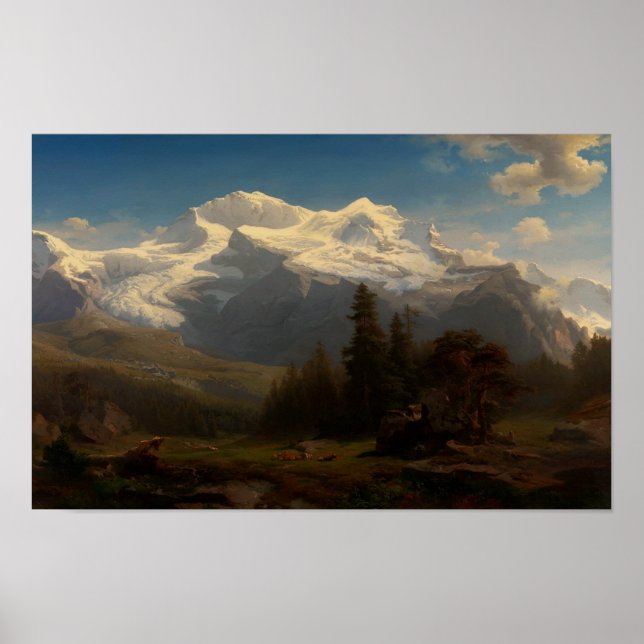 Schweizer Alpen Poster (Vorne)