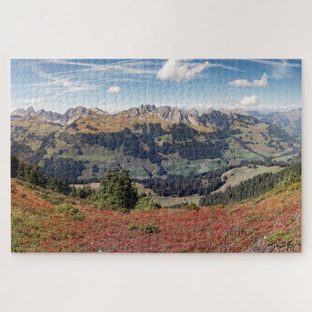 Schweizer Alpen Puzzle (Horizontal)