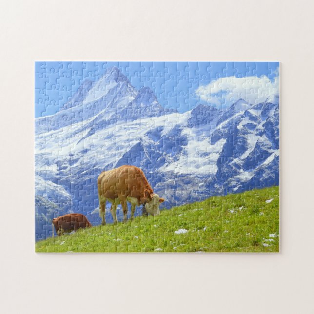 Schweizer Alpen Puzzle (Horizontal)