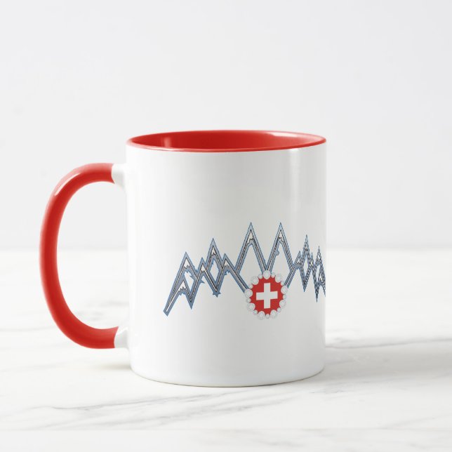 Schweizer Alpen-Tasse Tasse (Links)