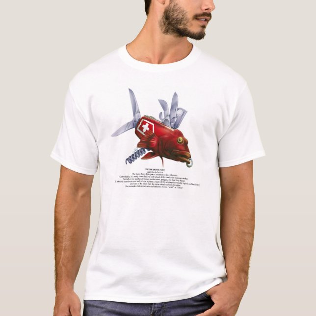 Schweizer Armee-Fische T-Shirt (Vorderseite)