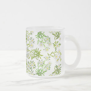 Schweizer BergEdelweiss Blumen-mattierte Tasse