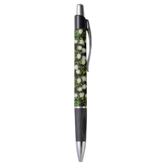 Schweizer BergEdelweiss Blumen-Stift Kugelschreiber (Unterseite (Vertikal))