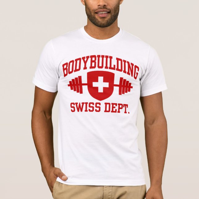 Schweizer Bodybuilding T-Shirt (Vorderseite)