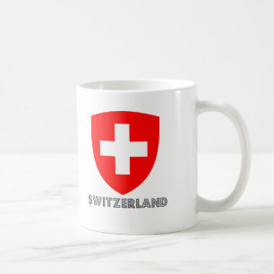 Schweizer Emblem Kaffeetasse