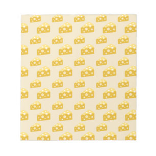 Schweizer Emmental Gelber Food Lover Muster Queso Notizblock