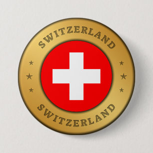 Schweizer Flagge Button