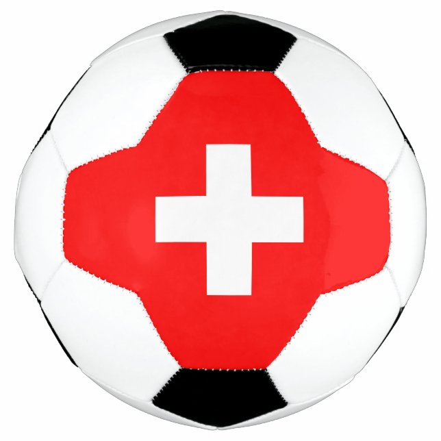 Schweizer Flagge Fußball (Vorderseite)