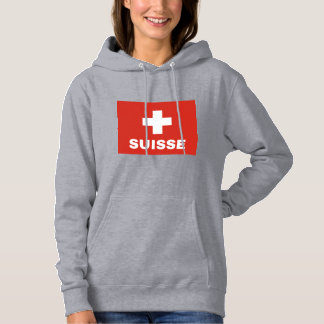 Schweizer Flagge Hoodie