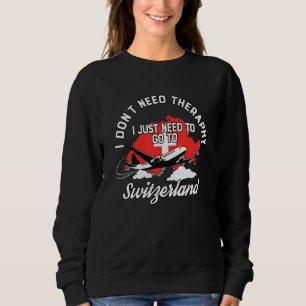 Schweizer Flagge I Schweiz Flaggen I Urlaub Schwei Sweatshirt