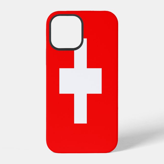 Schweizer Flagge iPhone Hülle (Rückseite)