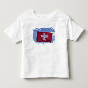 Schweizer Flagge Kleinkind T-shirt