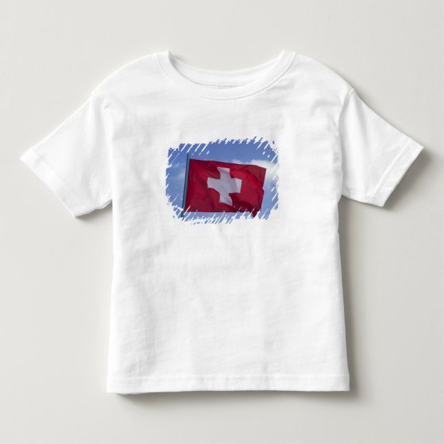 Schweizer Flagge Kleinkind T-shirt (Vorderseite)
