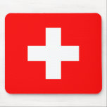 Schweizer Flagge Mousepad<br><div class="desc">Schweizer Flagge</div>