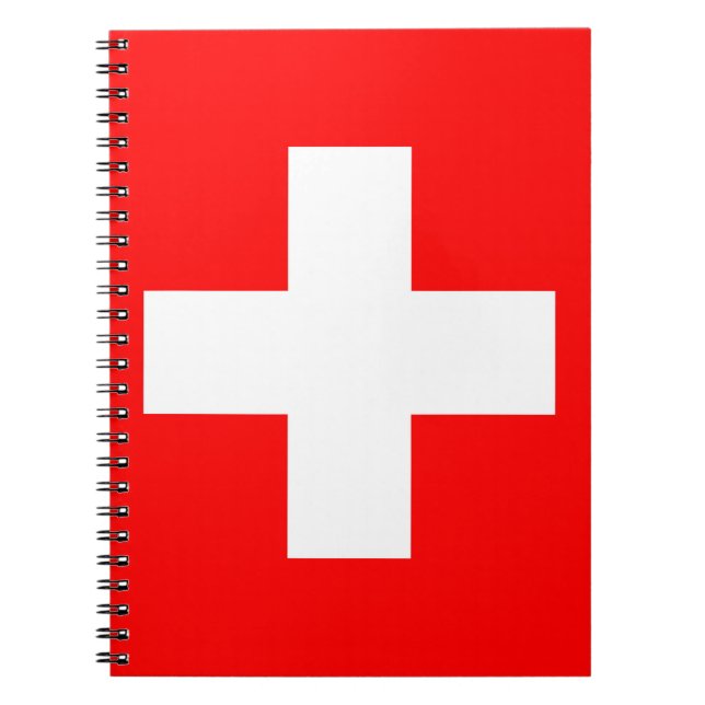 Schweizer Flagge Notizblock (Vorderseite)