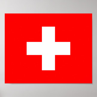 Schweizer Flagge Poster