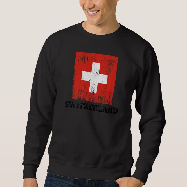 Schweizer Flagge Prix Schweizer Flagge Sweatshirt (Vorderseite)