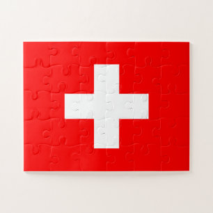Schweizer Flagge Puzzle