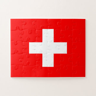 Schweizer Flagge Puzzle
