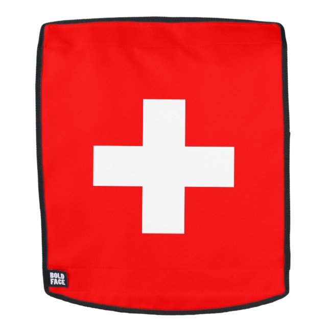 Schweizer Flagge Rucksack (Abnehmbare Front)