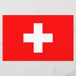 Schweizer Flagge (Schweiz) Briefpapier