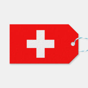 Schweizer Flagge (Schweiz) Geschenkanhänger