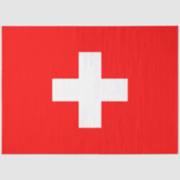 Schweizer Flagge (Schweiz) Gewebepapier