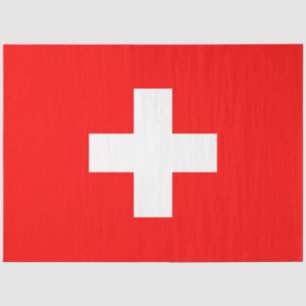 Schweizer Flagge (Schweiz) Gewebepapier Seidenpapier