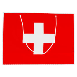 Schweizer Flagge (Schweiz) Große Geschenktüte