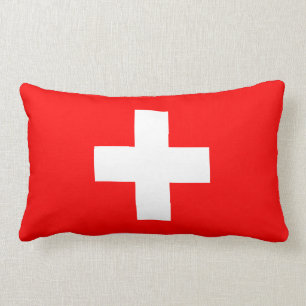 Schweizer Flagge (Schweiz) Lendenkissen