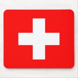 Schweizer Flagge (Schweiz) Mousepad