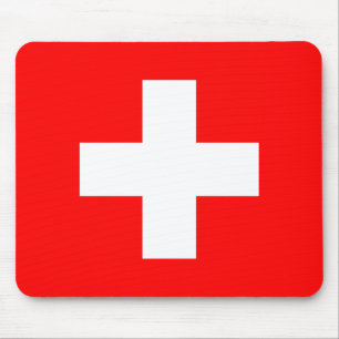 Schweizer Flagge (Schweiz) Mousepad