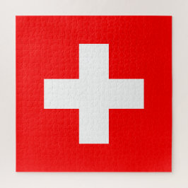 Schweizer Flagge (Schweiz) Puzzle