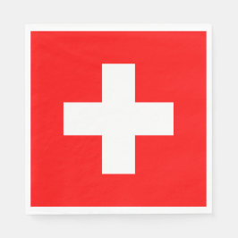 Schweizer Flagge (Schweiz) Serviette
