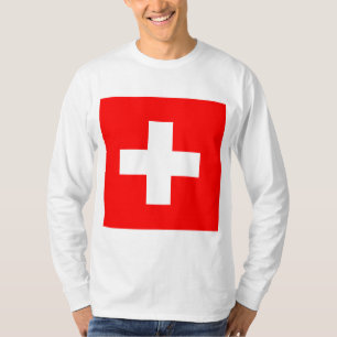 Schweizer Flagge (Schweiz) T-Shirt