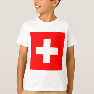 Schweizer Flagge (Schweiz) T-Shirt
