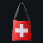 Schweizer Flagge Tragetaschen Mit Langen Trägern<br><div class="desc">Schweizer Flagge</div>