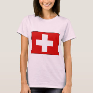 Schweizer Flaggen-T - Shirts und Geschenke