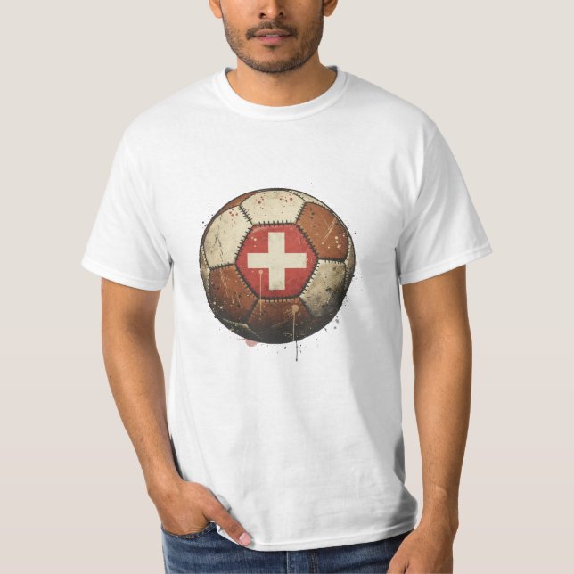 Schweizer Fußball T-Shirt (Vorderseite)