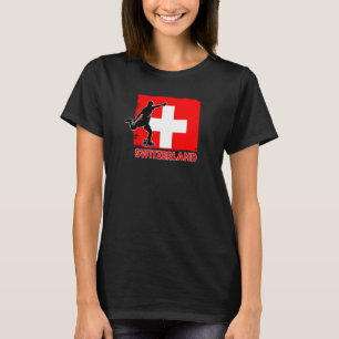 Schweizer Fußballfan 2022 Nationalfußball Tee