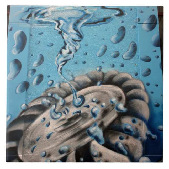 Schweizer Graffiti Fliese (Vorderseite)