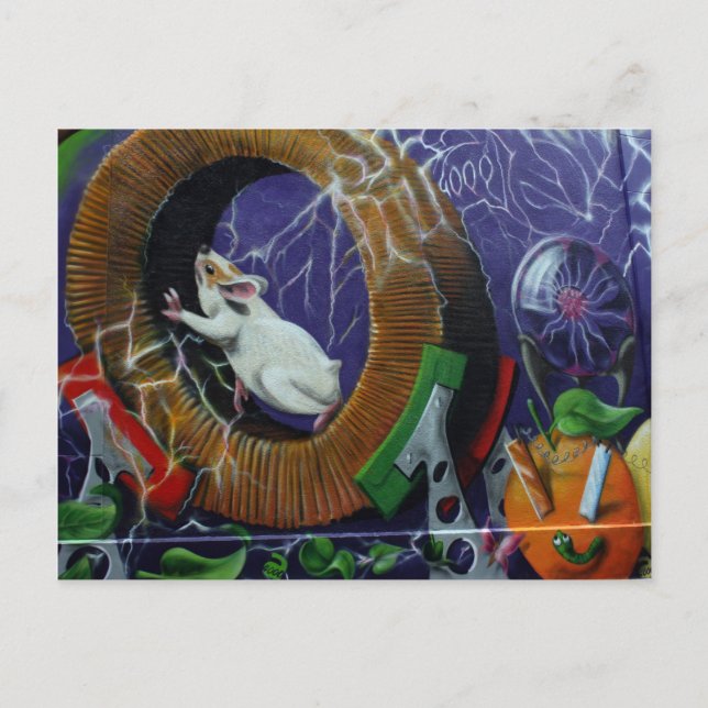 Schweizer Graffiti Postkarte (Vorderseite)